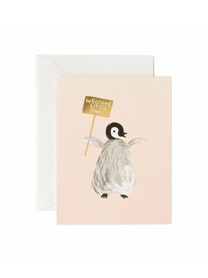 Welcome Penguin Card 베이비 카드