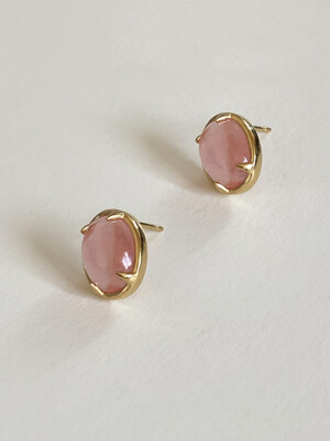 Brilliant Rose Quartz Earrings