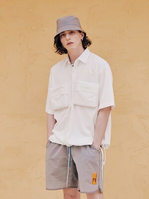 IQONOC UTILITY SHIRTS WHITE