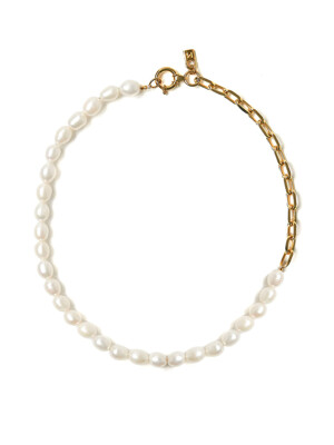 PEARLS CHAIN NECKLACE_Gold_L