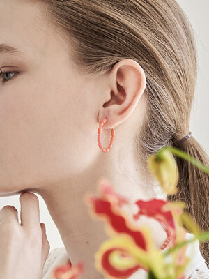 Coral Beads Earring