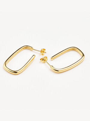 [Silver925] Open edge ring E-Gold