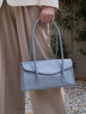 Mellow square shoulder bag - sky blue