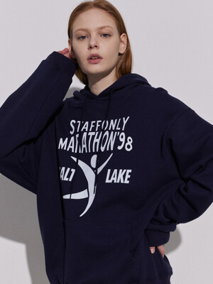 FINISH LINE FRONT HOODIE (NAVY)