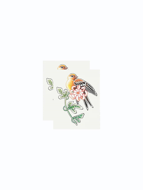 네일&타투 - 태틀리 (TATTLY) - 태틀리 Noble Bird 타투스티커 페어 2매
