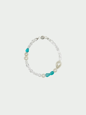 Blue Crunchy Bracelet