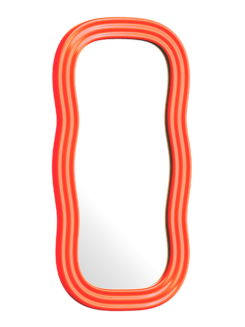 홈데코 - 커넥토리얼 (connectorial) - [배송 4-6주 소요] Wave Mirror (Orangen / Large)
