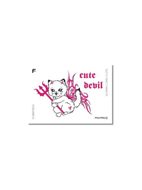 네일&타투 - 페이크타투 (FAKE.TTT) - Cute Devil 타투 스티커