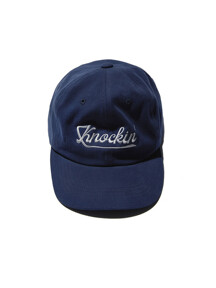 KNOCKIN LOGO B.B CAP NAVY