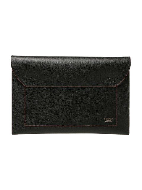 클러치 - 베노베로 (BENOVERO) - 더비엠보 소가죽 엔벨롭 클러치백 Envelope Clutch (L) black (BIG1ACBA202K1)