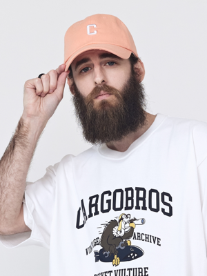 CB SMALL LOGO BALLCAP (ORANGE)