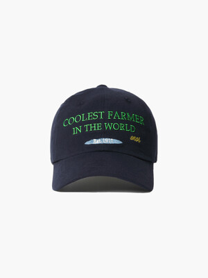 COOLEST FARMER BALL CAP - NAVY