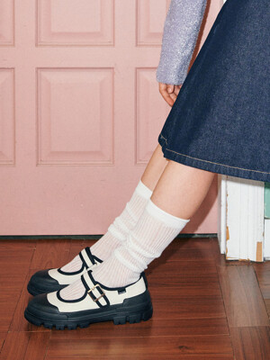 Cooing 쿠잉 메리제인 벨크로 스니커즈_4color 3.5cm