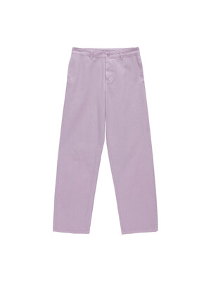 PATCHED DYING PANTS IN PURPLE