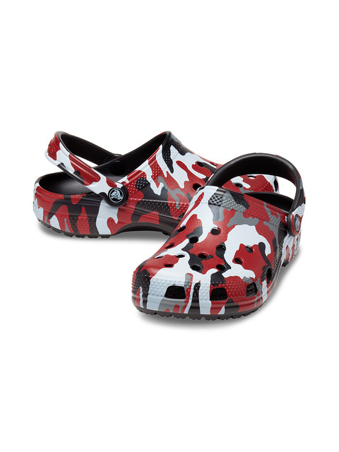 샌들,슬리퍼/뮬,뮬/슬리퍼 - 크록스 (CROCS) - [Unisex] 성인 CLASSIC PRINTED CAMO CLOG BKR (22SUCL206454)