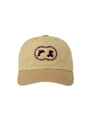 RR NEW LOGO PATCH BALL CAP - BEIGE