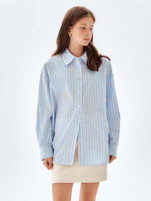 Relaxed Stripe Shirt_2color