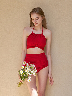 Jennie Top and Bottom Set Red