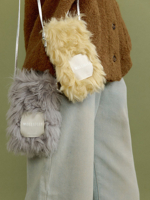 ★MOLLIOLLI★ Prelude Eco Fur Coat [Pink] ☆MOLLIOLLI☆ Prelude Eco Fur Coat [Pink] (MOLLIOLLI