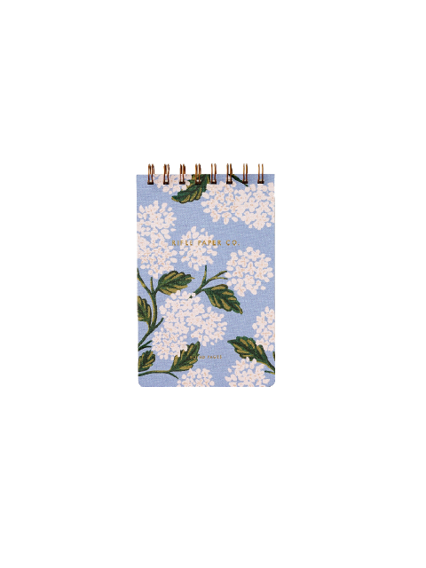 문구 - 라이플페이퍼 (RIFLE PAPER) - 라이플페이퍼 Hydrangea Top Spiral Notebook 탑 스프링 노트북