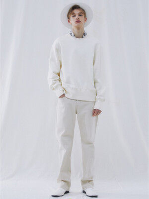 [3/21 순차발송] MENS DAILY WIDE FIT JEAN (CREAM)