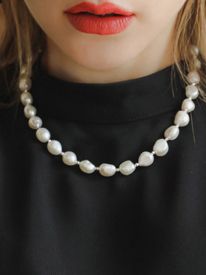Baroque Pearl Retro Freshwater Pearl Necklace N01042