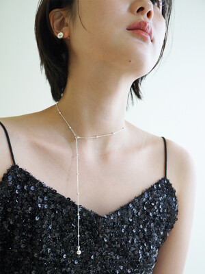 bubble drop necklace