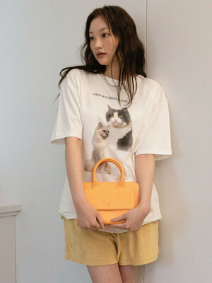 1991 CATS OVER FIT TEE_WHITE