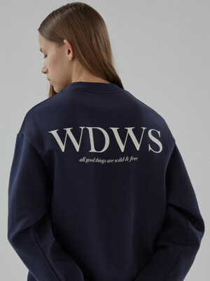 WDWS Big Logo SWEATSHIRT_Navy
