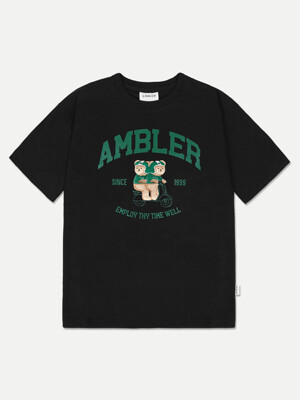 Delivery bear Over fit T-Shirts AS1014  (Black)