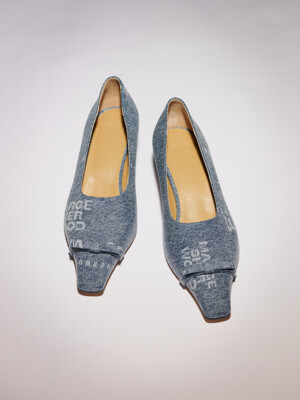 POINTED KITTEN HEELS (RIBBON)_denim