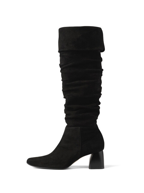 부츠,부츠,부츠 - 오드먼쓰 (ODDMONTH999) - Wrinkle long boots (Deep Black)