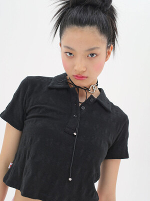 Crop PK T-shirts_Black