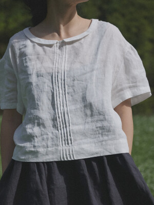 Heder pinturk blouse - 3colors 헤델 핀턱 블라우스