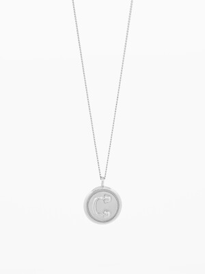 IC COIN NECKLACE_SILVER