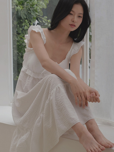 라운지웨어,라운지웨어 - 르슈아 (leshua) - Pure Ripple Dress Homewear