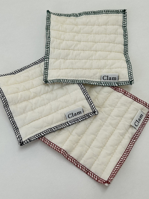 키친 - 클램 (Clam) - Clam coaster _ Soft cream (3color)