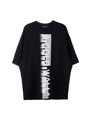 [어콜드월] 라지 로고 티셔츠 ACWMTS066 BLACK