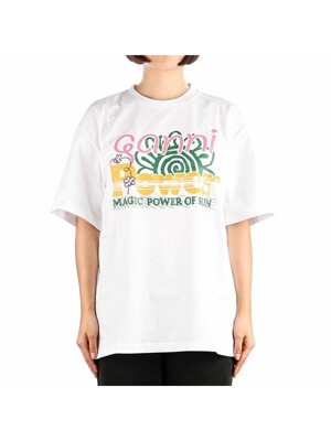 24SS (T3790 BRIGHT WHITE) 여성 반팔 티셔츠
