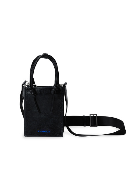 아더에러]Wide cracked shopper bag Noir