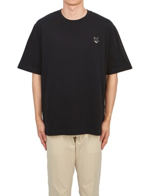 MAISON KITSUNE 메종키츠네 볼드 폭스헤드 남성 반팔티셔츠 LM00107KJ0119 P199