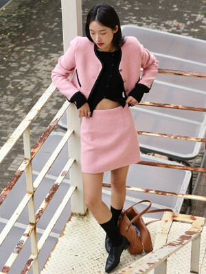 ERICA Tweed Skirt(에리카)_PINK