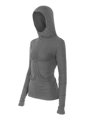 ANGORA BALACLAVA TOP [DARK GREY]