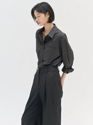 25SN basic shirts [BK/ST]