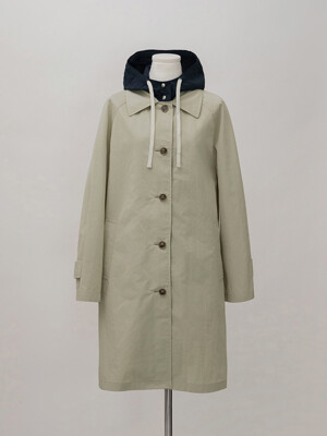 CAMPBELL HOOD TRENCH COAT_BEIGE-NAVY