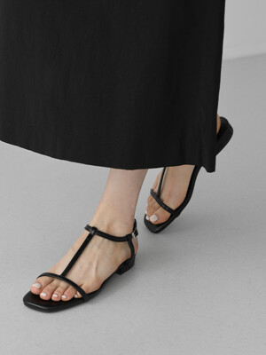 루디아 T스트랩 샌들 (2cm)