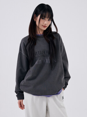 Pigment graphic sweatshirt - CHARCOAL GREY