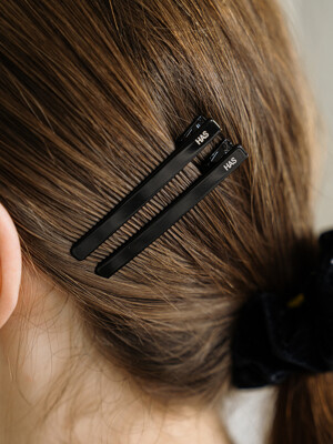 [리퍼브] HFS015 Black basic hair pin set