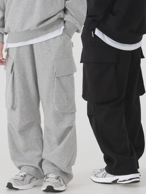피아네르 kids_[2 PACK] 빅포켓 파라슈트 스웨트 팬츠 (2color)
