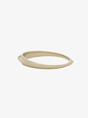 Petit curve ring (14k yellow gold)